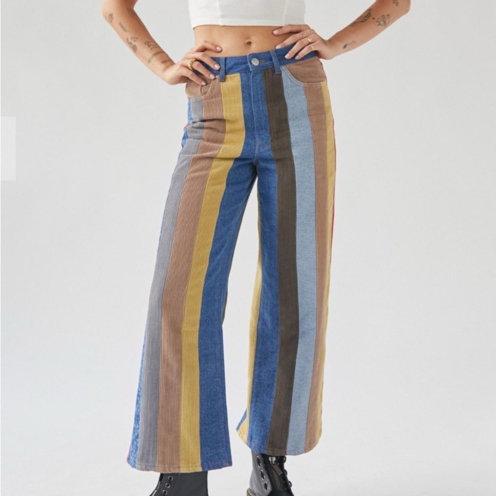 Urban Outfitters High and Wide Flare Leg Retro Jeans-waist 37".